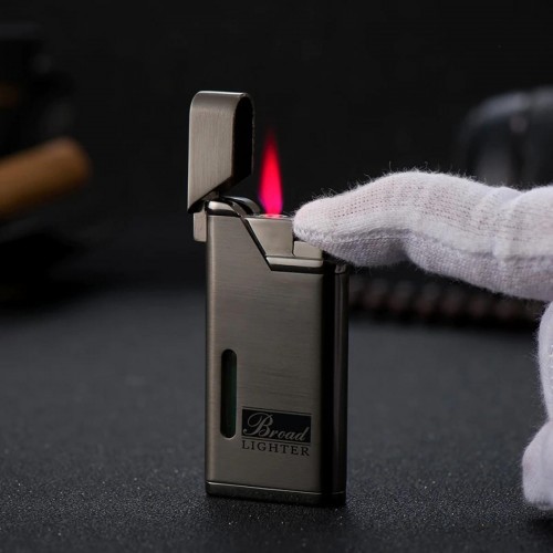 Broad Brand Metal Windproof Gas Refillable Lighter