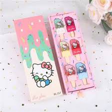 Ice Cream Kitty Lip Gloss 6pcs Set  price in bd