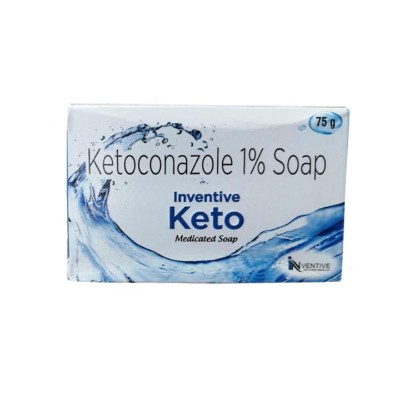 Ketoconazole 1% Soap 75g Inventive Keto Medicated Soap