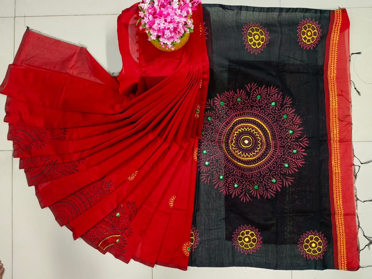 Traditional Dupion Silk Saree