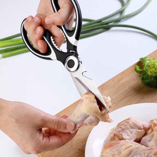 Stainless Steel Kitchen Scissors | Multi Purpose Scissors Kitchen Shears for Chicken Meat Vegetable Fish Herb Poultry