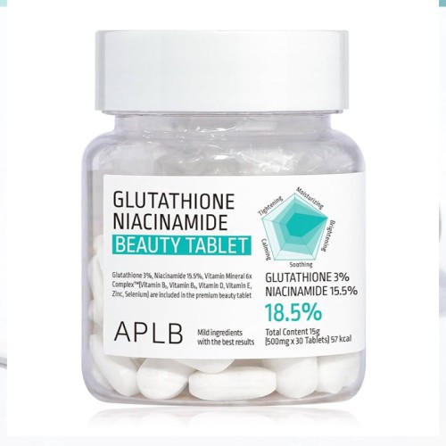 APLB Glutathione Niacinamide Beauty Tablet 500mg x 30 Tablets price in bd