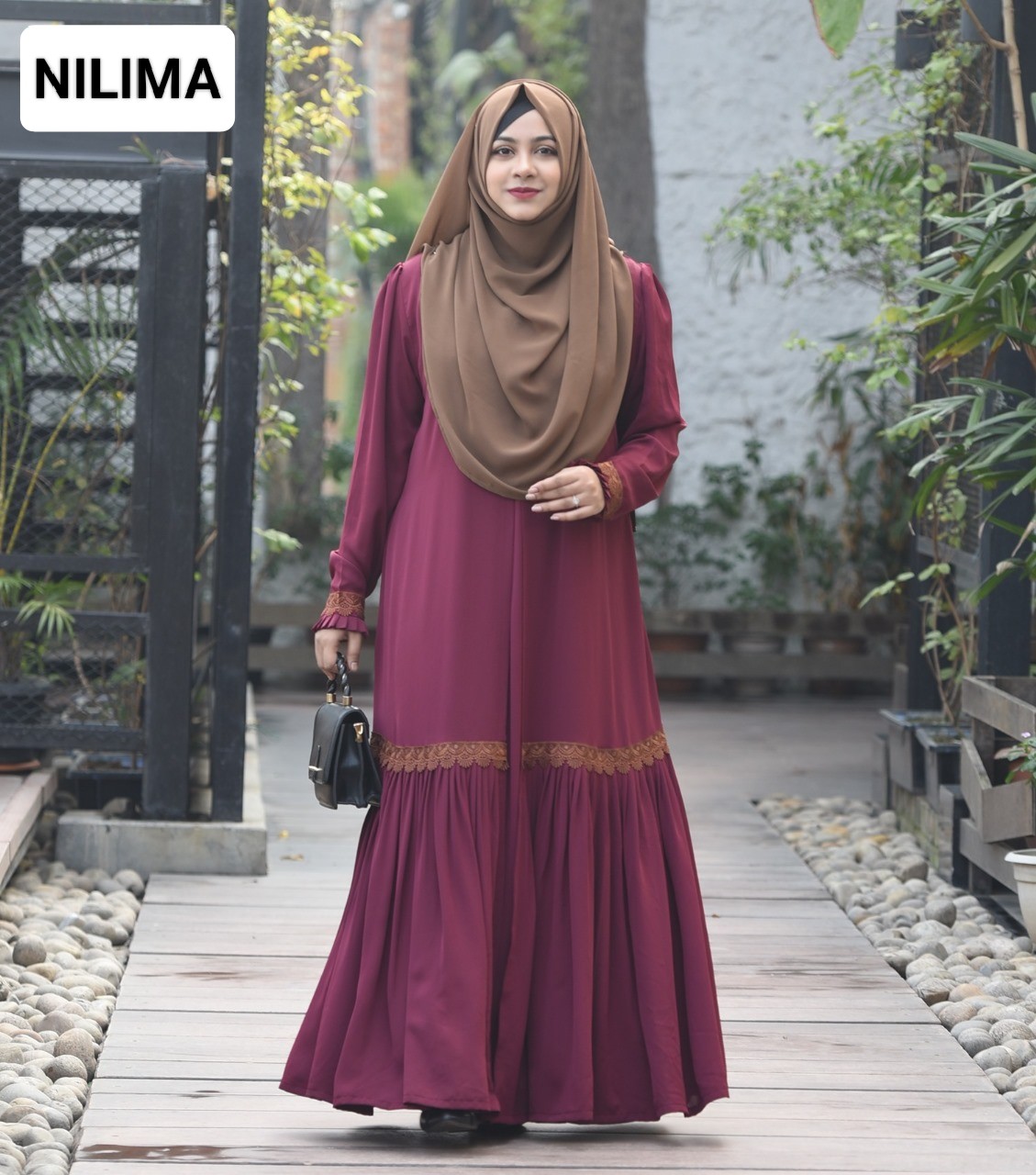 Embroidery Dubai Cherry Borka