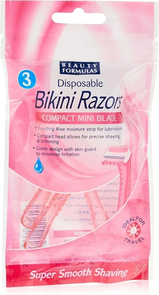 3pcs Razor Beauty Formulas Bikini Razors Compact Mini Blade