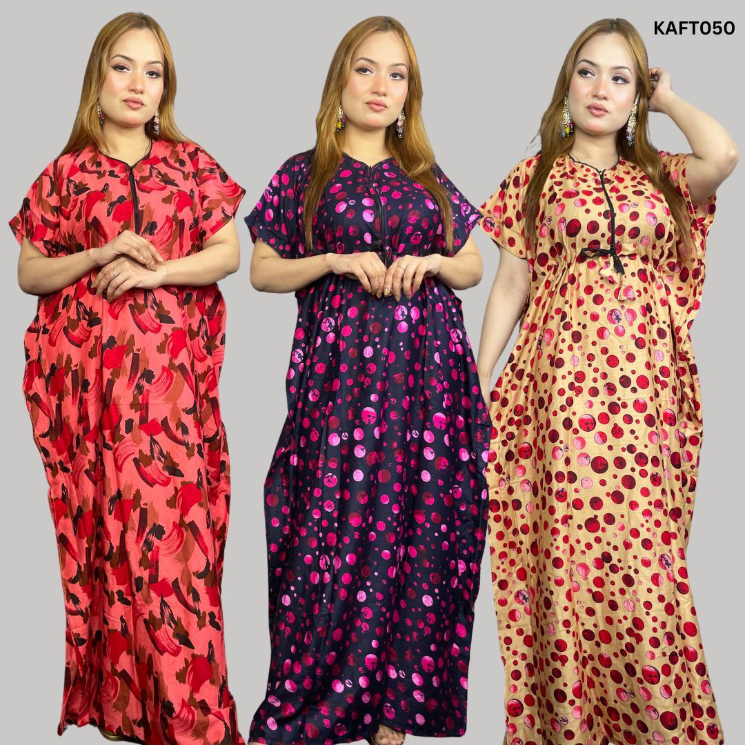 Long Kaftan Maxi Combo Pack of 3