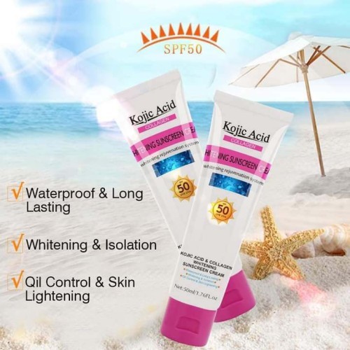 Kojic acid collagen Whitening sunscreen