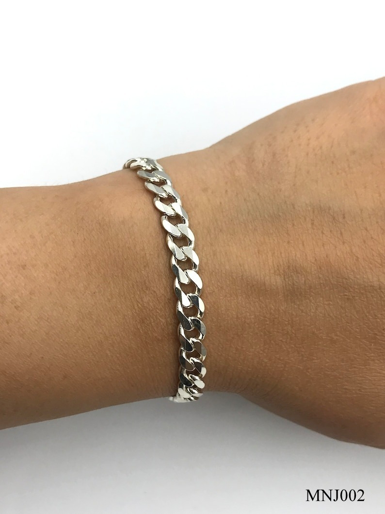 Mens Chunky Stainless Steel Bracelet