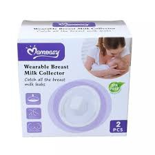 MomEasy Reusable BPA-free Shell Shape Wearable Milk Collector 2Pcs