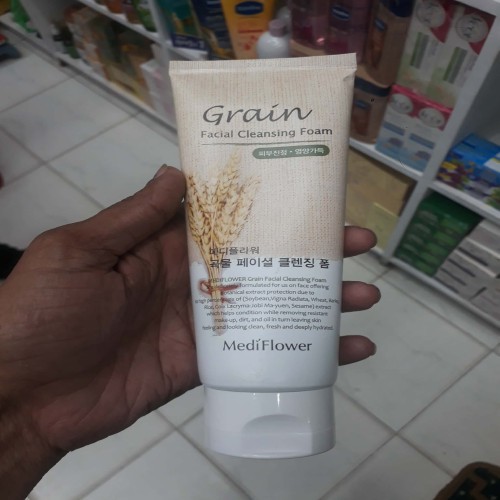 MEDIFLOWER Grain Facial Cleansing Foam 150 ml