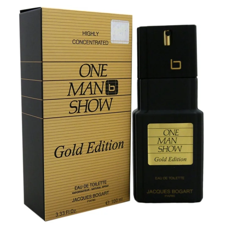 Jacques Bogart One Man Show Eau De Toilette Spray Gold Edition Perfume for Men 100ml