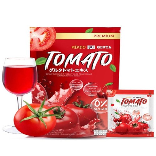 MIKEO Tomato Gluta Drink Brightening Skin x2 packs = 60 sachets
