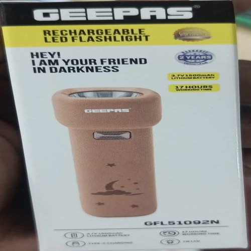 Geepas Rechargeable led flashlight