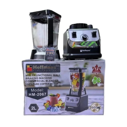 Hoffmans (HM-2067) 2000W Multifunctional Commercial Blender 2-liter