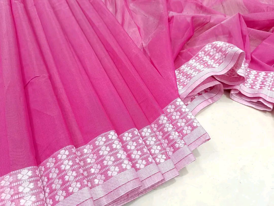 Nokshi pair saree with blouse piece For Women