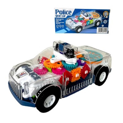 Light Up Baby Toddler Police Car Police Gear Car (model YJ388-70).