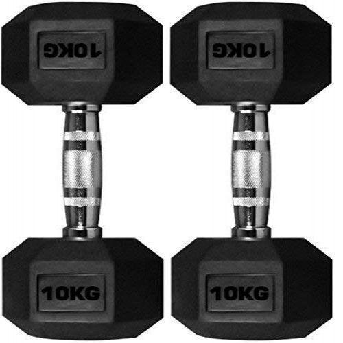 10kg Hex Dumbbell - 1 Pair - 20kg