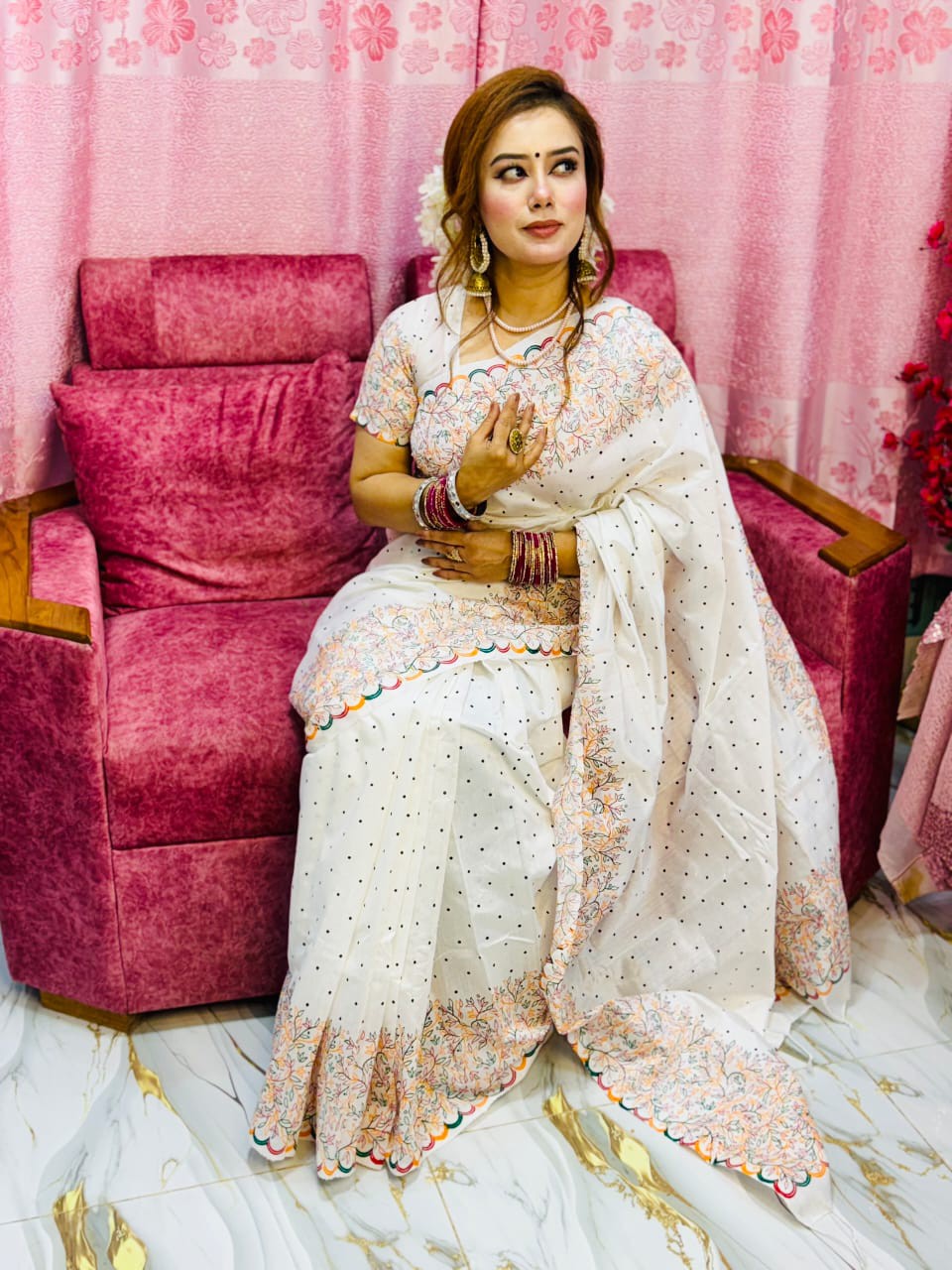 Premium Dupion Silk Saree with Stylish Blouse Piece for Women