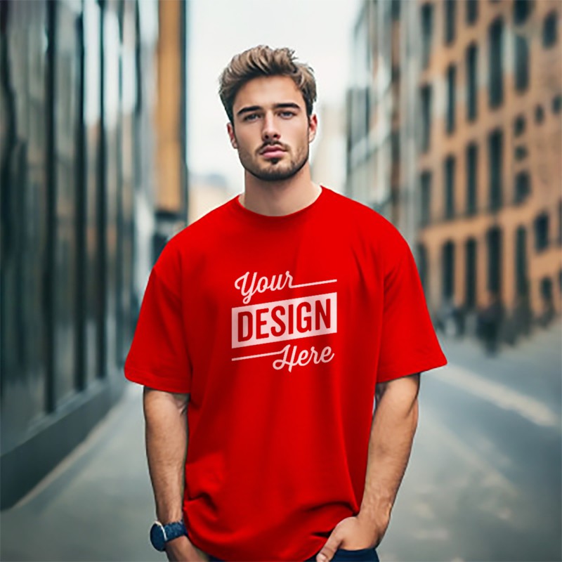 Customize Your Drop Shoulder T-shirt