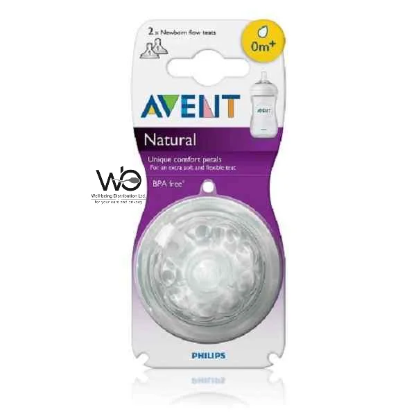 Philips Avent Bottle_Nipple – 0 month plus – 2pcs