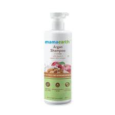 Mamaearth Argan Shampoo 250ml with Apple Cider Vinegar | Volumizing Anti Frizz Solution | Hydrating for Dry & Damaged Hair | Sulfate Free | India