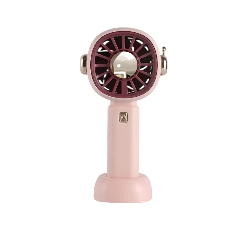 Rechargeable 3 Gear Compact Hand Fan – Pink