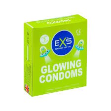 EXS – Glow In The Dark Condom For Men | Single Pack