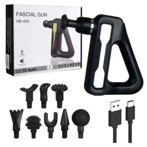 Fascial Massage Gun with 8 Head Attachements HB-003