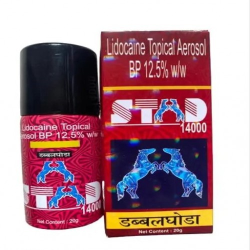 Stad 14000 Double Ghoda Delay Spray For Men - 20gm