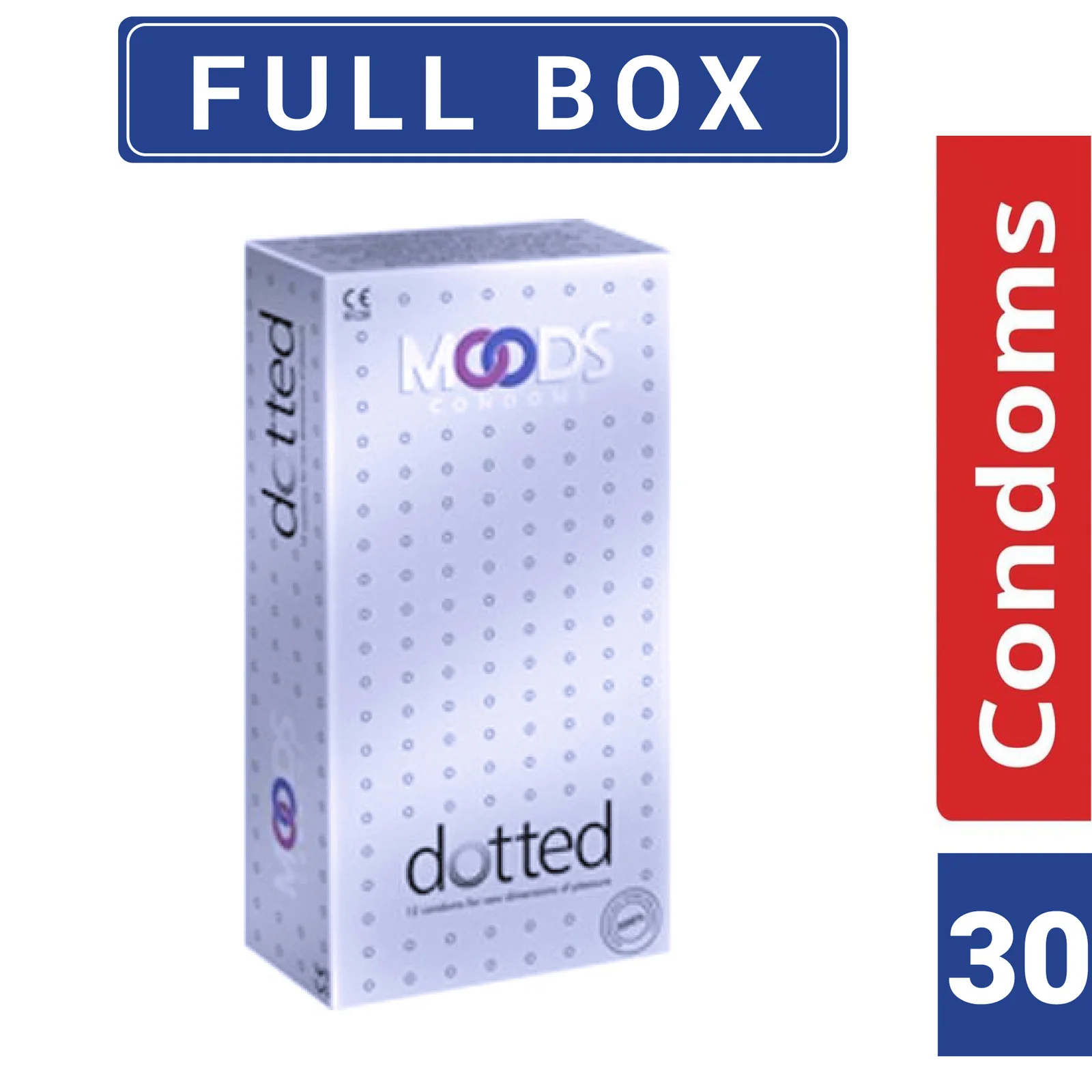 Moods Dotted Condom 3*10 Pack- 30 Pcs Condoms