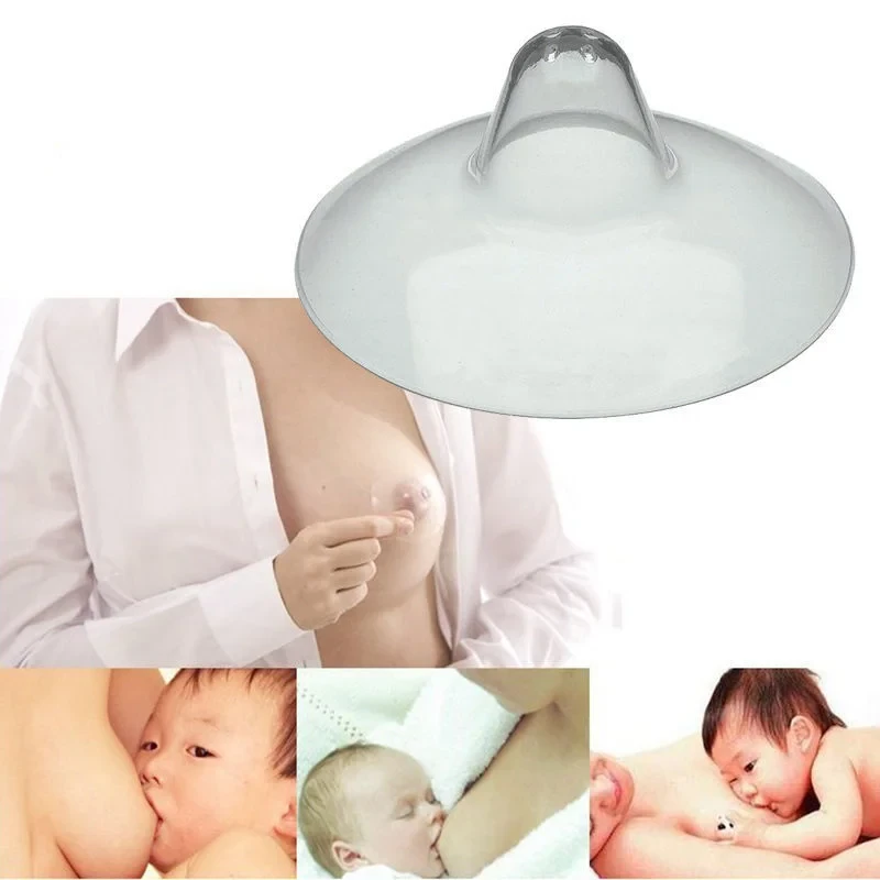 2pcs Silicone Nipple Protectors Feeding Mothers Nipple Shields Protection Cover Breastfeeding Mother Milk Silicone Nipple