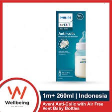 Baby Feeder – Philips Avent Anti-Colic with Air Free Vent Baby Bottles 1month+ 260ml – 1Pcs Bottle Pack