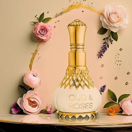 Al-Nuaim Oud & Roses Attar Roll On For Men & Women - 9.9ml Exquisite Alcohol-Free Aromatic Fragrance Oil best price in bd