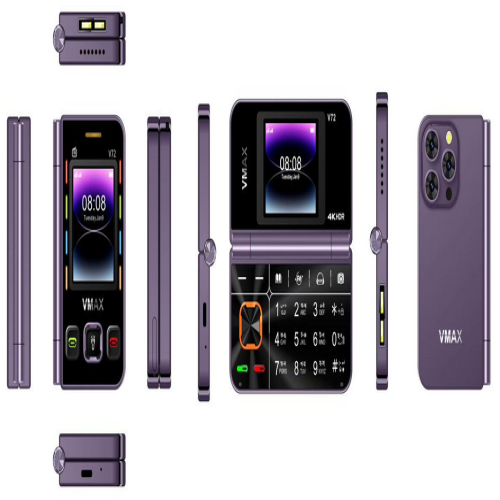 Vmax 72 flip Mini Folding Phone Dual Display Dual Sim Best Price in BD