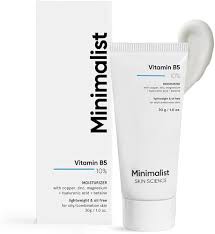 Minimalist Vitamin B5 10% Moisturizer 50g | Minimalist Dehydrated Skin & Damaged Barrier Repair Moisturizer with 10% Vitamin B5 | Oil-Free Hydration & Lightweight Gel Formula | Fast-Absorbing & Non-St