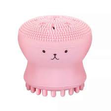 Octopus Shape Silicone Face Cleansing Brush 1pcs – Multicolor