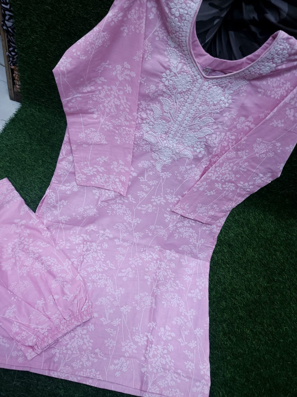 Embroidery Cotton Two Piece (8)