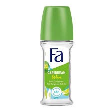 Fa roll-on deodorant for women Caribbean Wave Lemon 50ml | Made in UAE