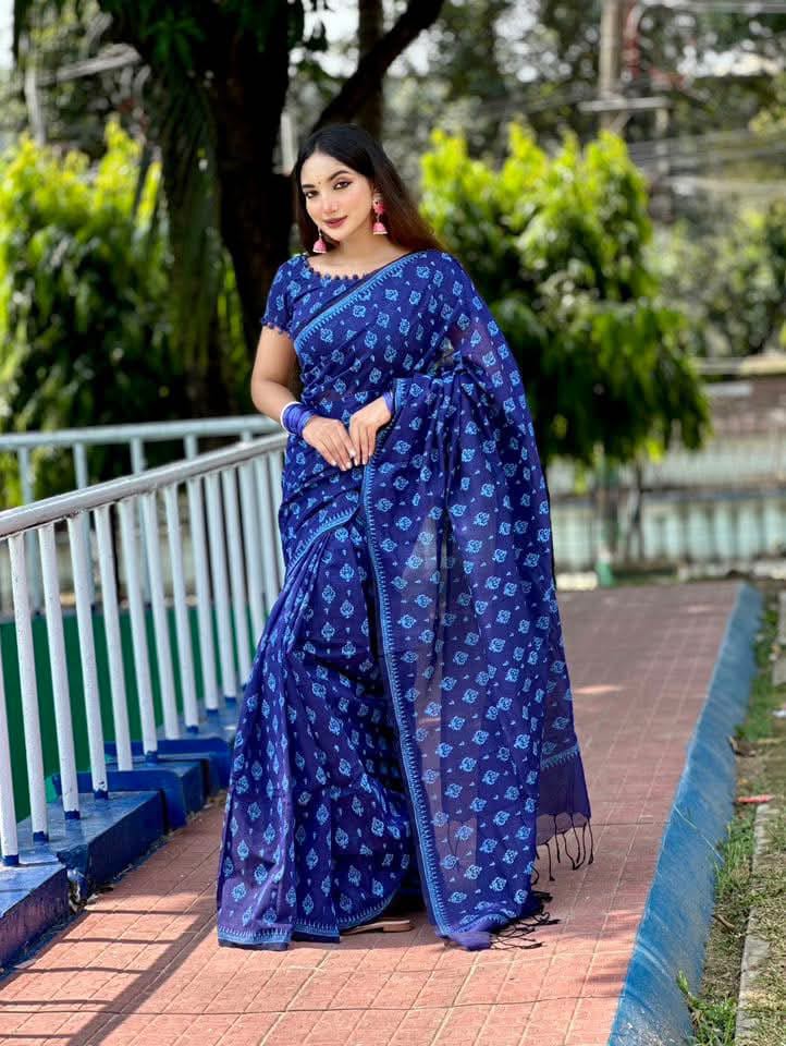 Aarong Daily Comfort Cotton Saree