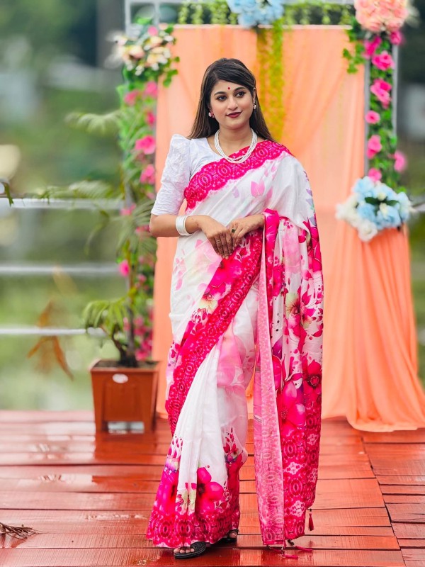 Soft Glow Chanderi Silk Saree