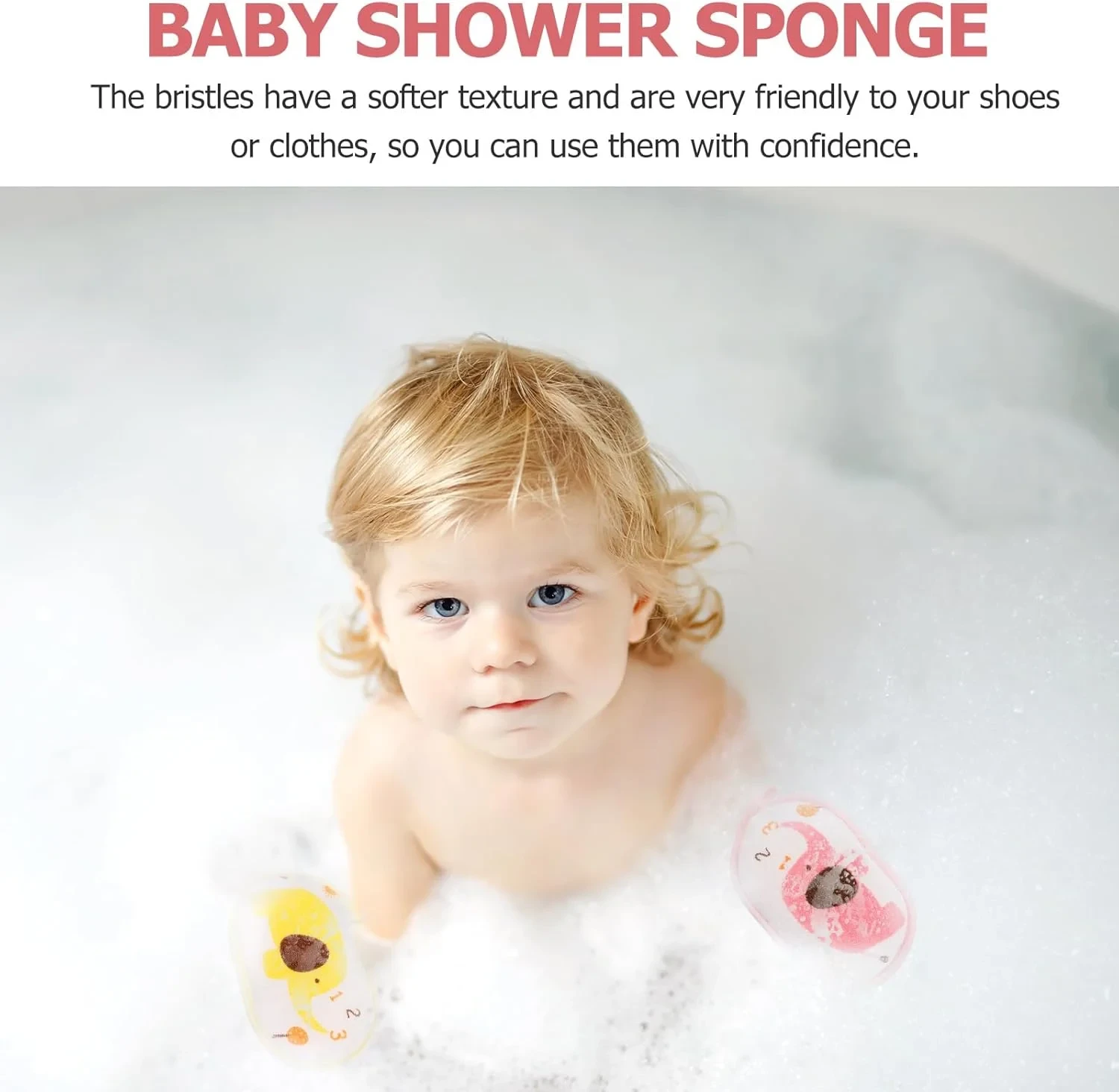 Baby Bath Cotton Sponge Animal Cartoon Skin 1pcs