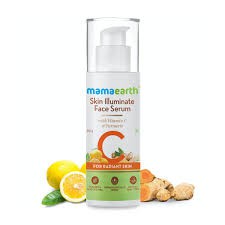 Mamaearth Skin Illuminate Vitamin C Face Serum 30gm | with Turmeric for Radiant Skin | Radiance Serum to Reduce Fine Lines & Wrinkles | No Paraben & Silicone