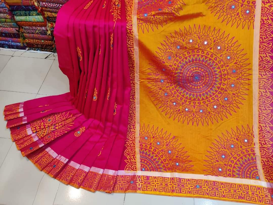 Embroidered Dupion Silk Saree