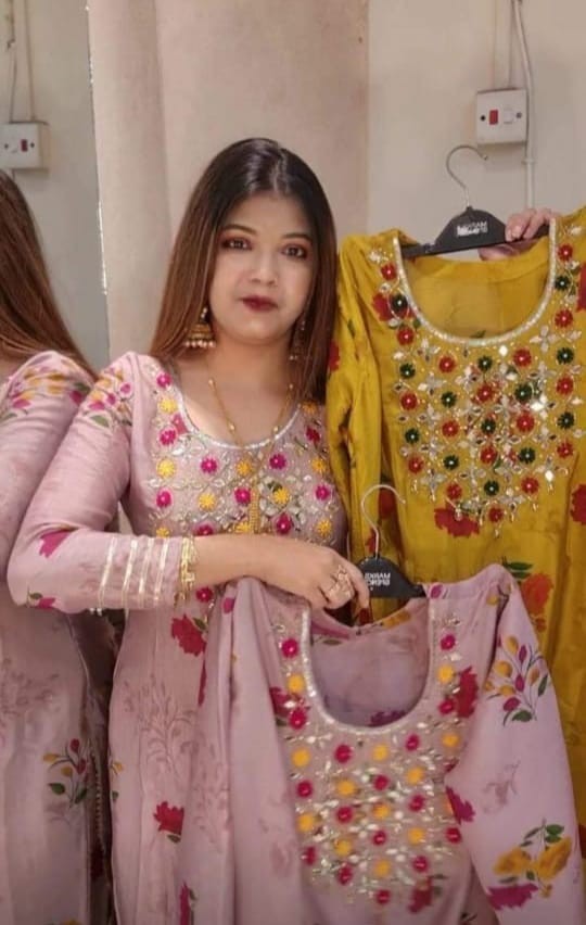 Naira Cut Three Piece Gorgeous Design