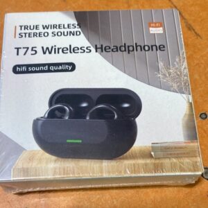 T 75 Wireless Bluetooth 5.3 Earbuds Ear Clip Bone Conduction Headphones Sport Headset (1)
