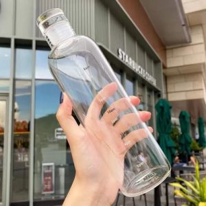 Clear-Water-Bottle-Time-Scale-Cute-Water-Drinkware-Transparent-750ml-1