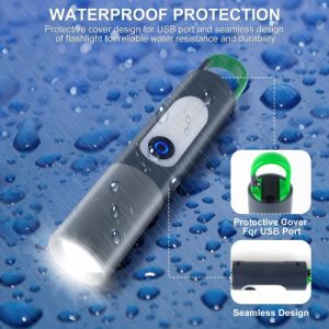 Digital-Thunder-XST-836-Portable-Rechargeable-Waterproof-Torch-FlashLight-3