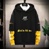 Stylish Color Combined Hoodie