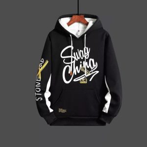 Stylish Color Combined Hoodie