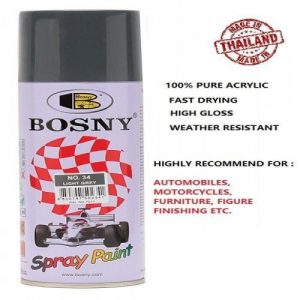 400-ml-Matt-Black-Color-Spray-Paint-Bosny-Brand-2