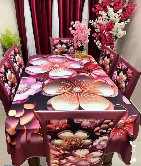 China-Premium-3D-Print-Table-Cloth-Set-29